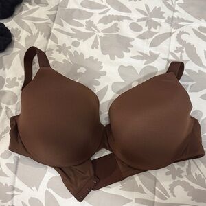 SKIMS Cocoa smoothing intimates full coverage lightly lived Women's Bra 38D